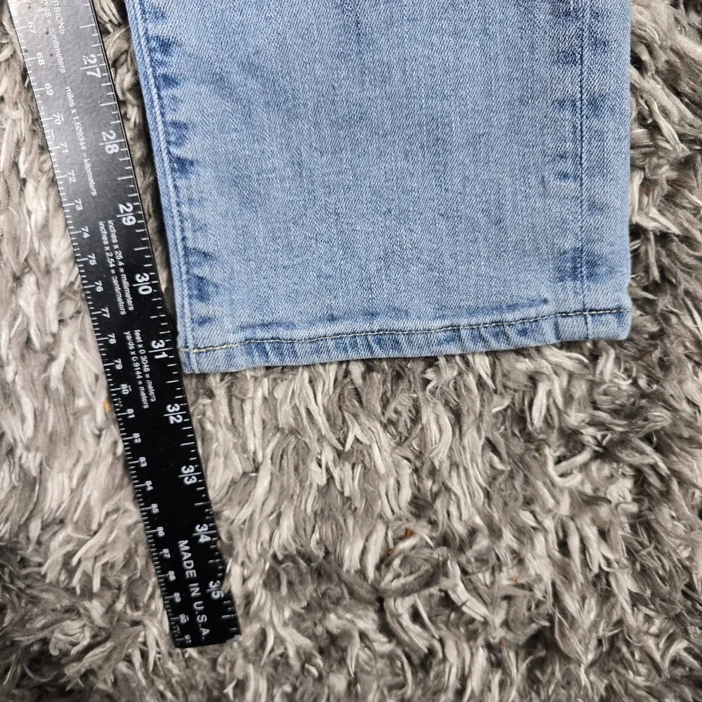 Abercrombie & Fitch Rustin Athletic Slim Jeans Mens 34x32 Light Wash Stretch
